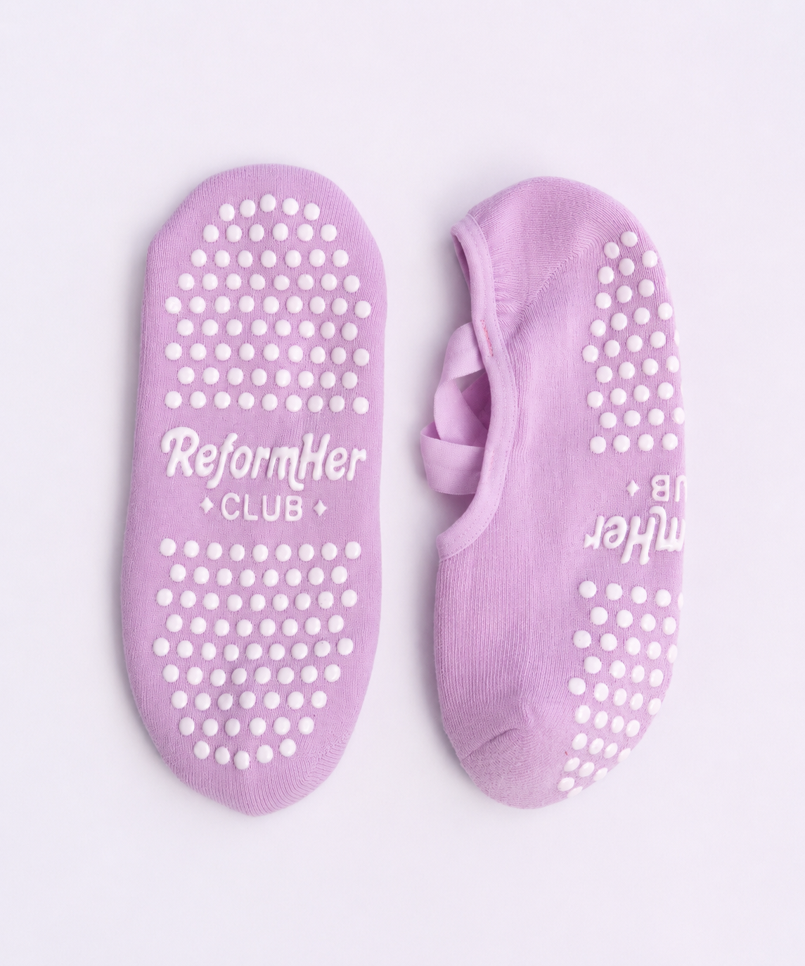 Lilac Ballet Grip Sock