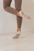 Mocha Ballet Grip Sock