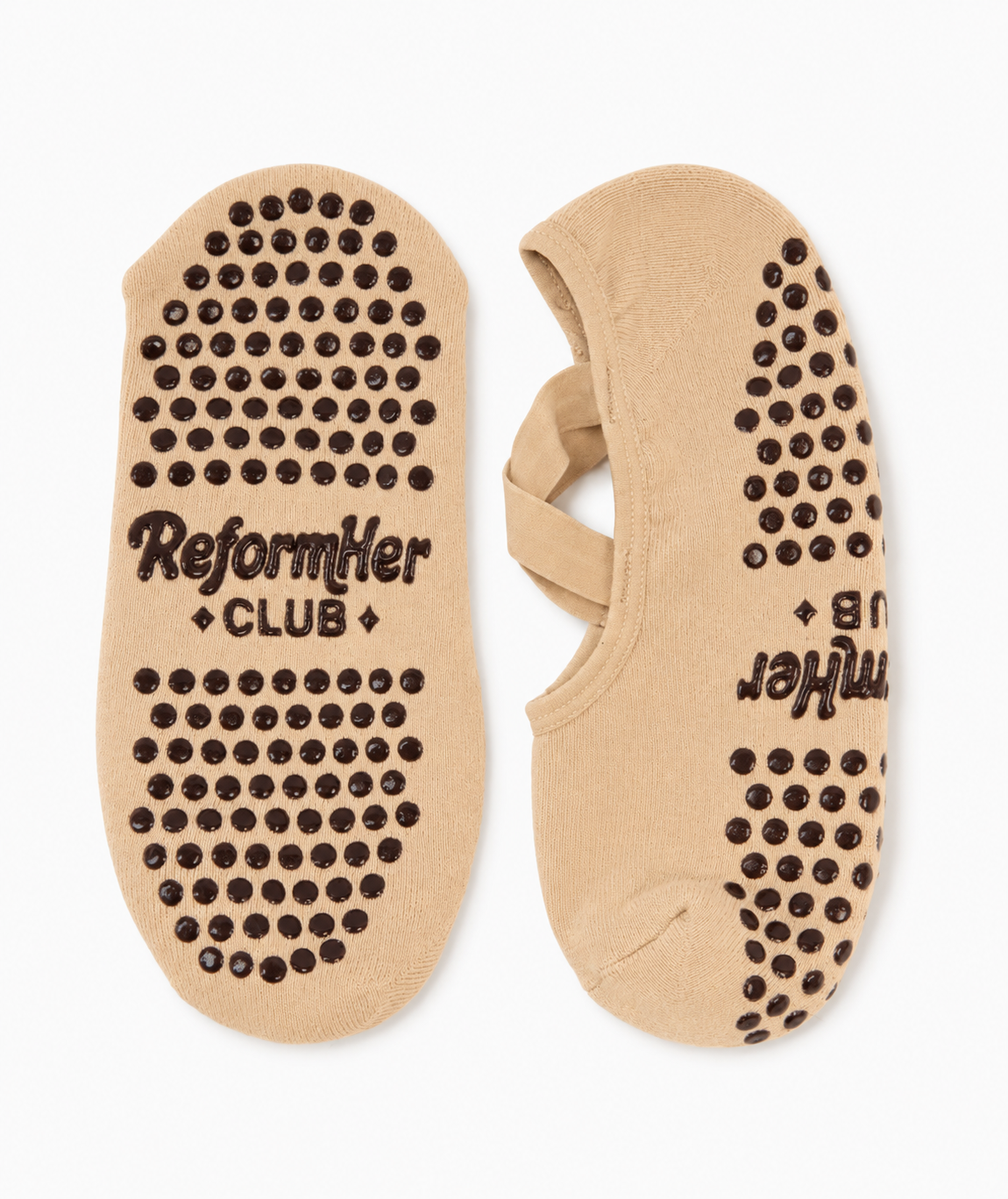 Mocha Ballet Grip Sock