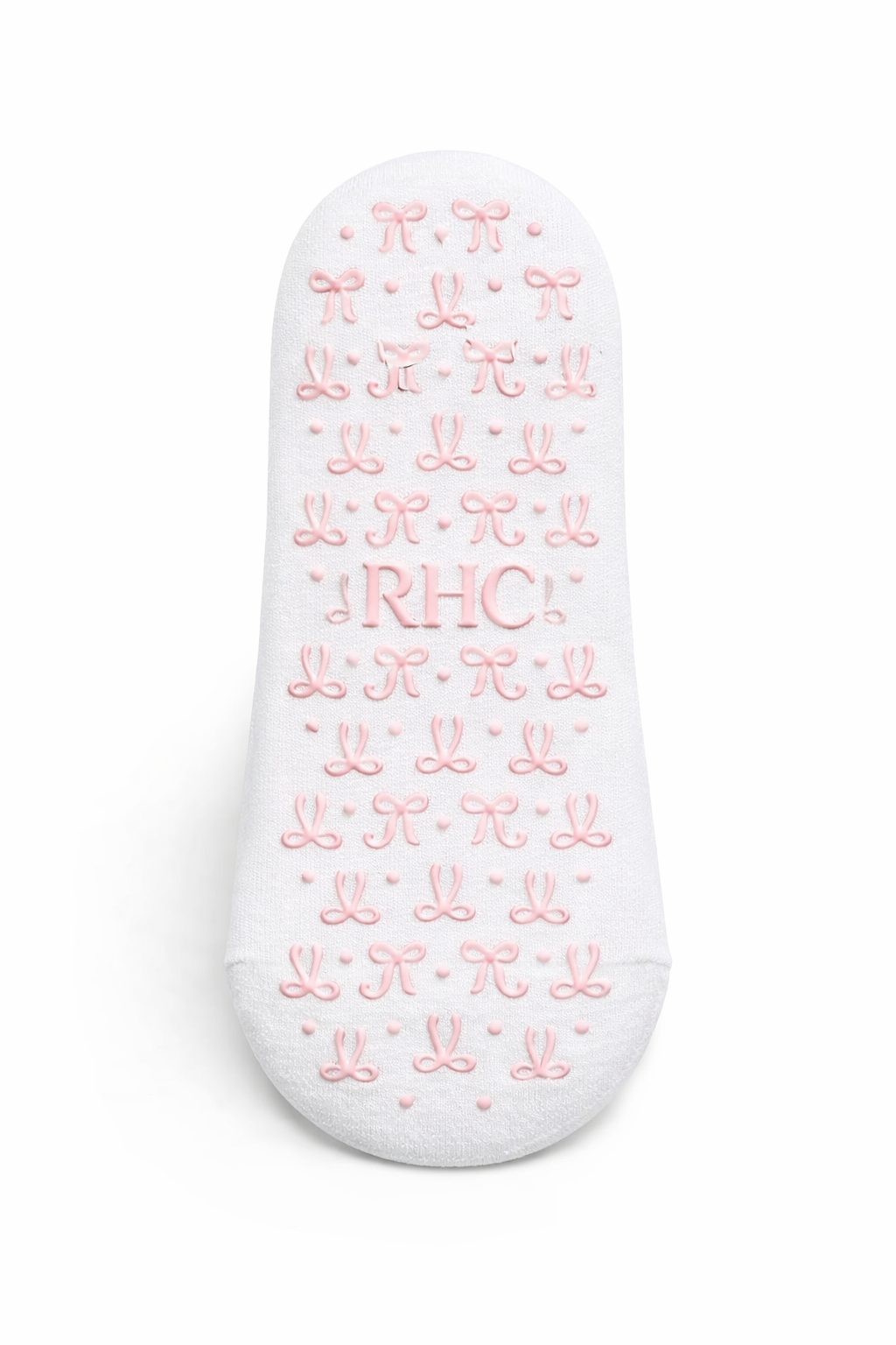 Beautiful Bow Blush Pink Grip Sock