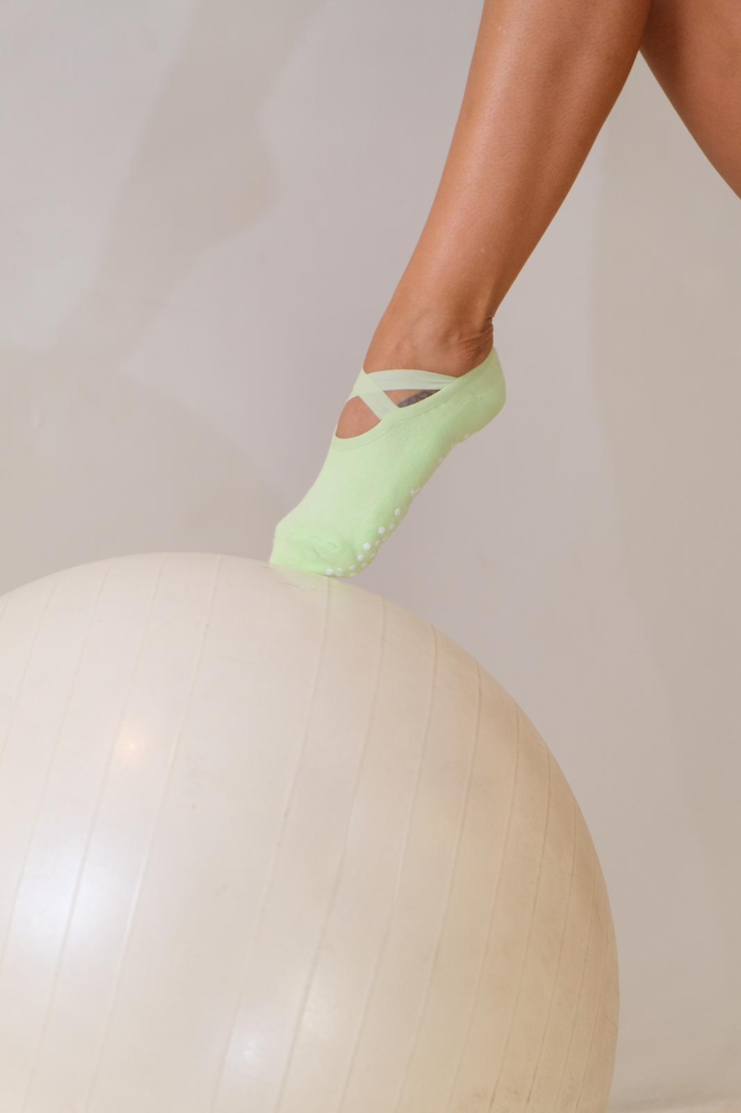 Matcha Ballet Grip Sock
